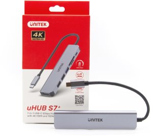 Stacja/replikator Unitek Type-C aluminium 7w1 (H1118A) 10