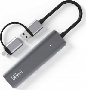 HUB USB Zenwire HUB USB-C 7W1 3x USB 3.0 Czytnik Kart SD TF COMBO Zenwire 3