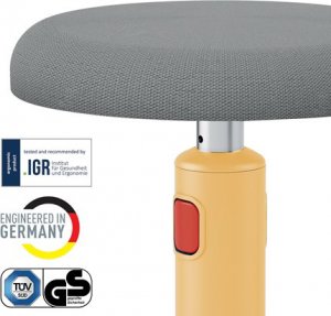 Leitz Leitz stołek Ergo Cosy żółty 4