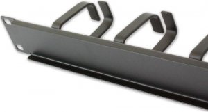Techly Techly 305922 Organizer kabli do szaf Rack 19", 1U, 5 uchwytów 65mm, czarny 4