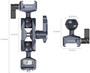 SmallRig SMALLRIG 3875 MAGIC ARM WITH DUAL BALL HEADS (1/4"-20 SCREW AND NATO CLAMP) 2