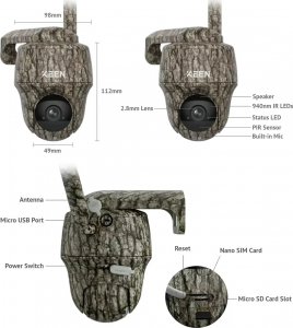 Kamera IP Reolink Reolink KEEN Ranger PT + KEEN panel solarny 2