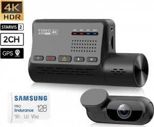 Wideorejestrator Viofo Kamera Samochodowa Rejestrator 4K Viofo A139 PRO 2CH +128 GB 1