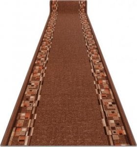Dywany Łuszczów CHODNIK PODGUMOWANY BOMBAY brąz 67cm, 67x190 cm 1
