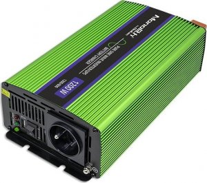 Przetwornica Qoltec Przetwornica napięcia Monilith | ładowanie baterii | UPS | 600W |1200W | 12V na 230V | Czysty Sinus 14