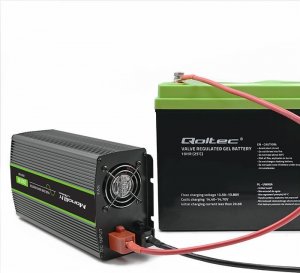 Przetwornica Qoltec Przetwornica napięcia Monolith | 1000W | 2000W | 12V na 230V | Czysty Sinus 9