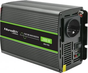 Przetwornica Qoltec Przetwornica napięcia Monolith | 1000W | 2000W | 24V na 230V | Czysty Sinus 11