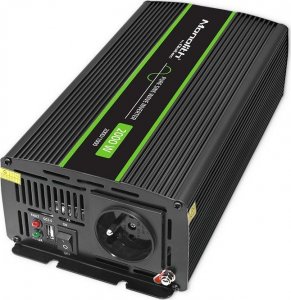 Przetwornica Qoltec Przetwornica napięcia Monolith | 1000W | 2000W | 24V na 230V | Czysty Sinus 15