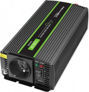 Przetwornica Qoltec Przetwornica napięcia Monolith | 600W | 1200W | 24V na 230V | Czysty Sinus 15