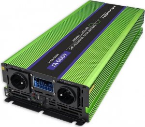 Przetwornica Qoltec Przetwornica napięcia Monolith | ładowanie baterii | UPS | 2000W | 4000W | 12V na 230V | Czysty Sinus | LCD 14