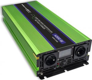 Przetwornica Qoltec Przetwornica napięcia Monolith | ładowanie baterii | UPS | 2000W | 4000W | 12V na 230V | Czysty Sinus | LCD 15