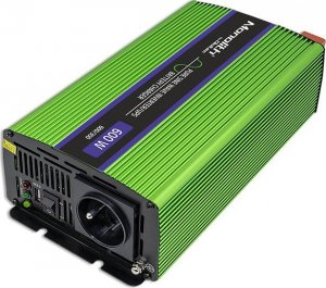 Przetwornica Qoltec Przetwornica napięcia Monolith | ładowanie baterii | UPS | 300W |600W | 12V na 230V | Czysty Sinus 14