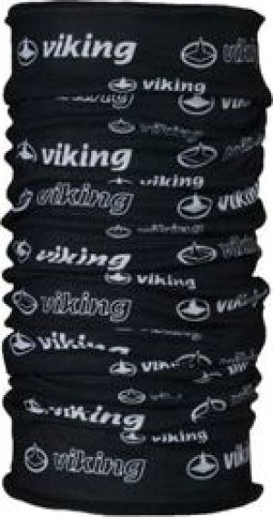 Viking Bandana fleece inside czarno-biała (1133) 1