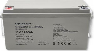 Qoltec Akumulator AGM | 12V | 150Ah | max. 2250A 4