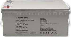 Qoltec Akumulator AGM | 12V | 200Ah | max. 3000A 4
