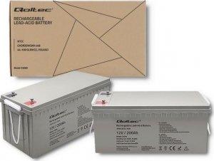 Qoltec Akumulator AGM | 12V | 200Ah | max. 3000A 7
