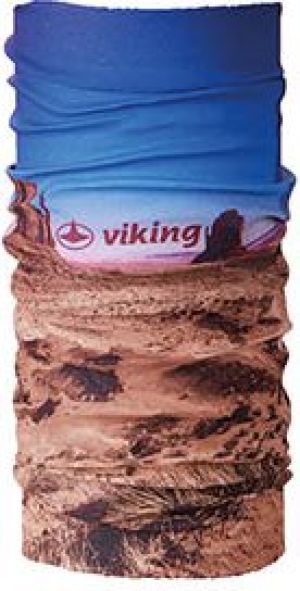 Viking Bandana UV niebiesko-brązowa (4554) 1