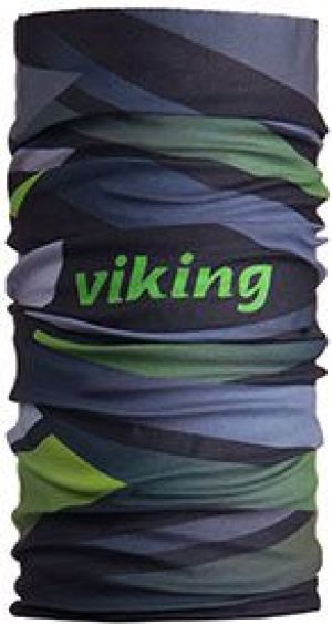 Viking Bandana Regular grafitowo-zielona (1423) 1