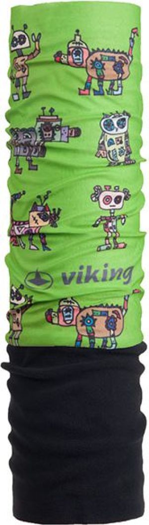 Viking Bandana Polartec czarno-zielona (425/17/5412/73/UNI) 1
