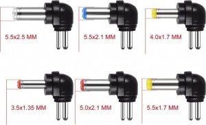 Zasilacz do laptopa Techly Zasilacz sieciowy Techly Uniwersalny Regulowany 3-12V 1A 12W USB 5V 2.1A 4