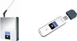 Router Linksys WAG200G Annex A + WUSB54GC-EU bundle 1