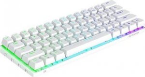 Klawiatura Blitzwolf Bezprzewodowa klawiatura gamingowa, mechaniczna BlitzWolf BW-KB0, Red switch, RGB (biała) 1