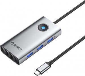 Stacja/replikator Orico 6w1 USB-C (PW11-6PR-GY-EP) 1