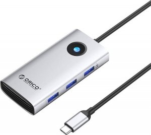 Stacja/replikator Orico 6w1 USB-C (PW11-6PR-SV-EP) 1