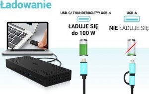 Stacja/replikator I-TEC USB 3.0 USB-C (CATRIPLE4KDOCKPD2) 12