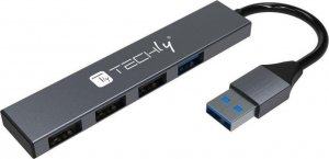 HUB USB Techly Hub USB Techly 4-portowy USB3.2 Gen1 1