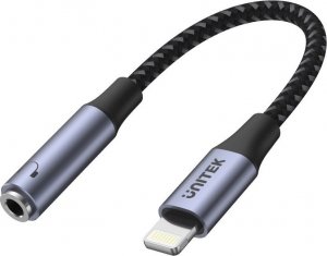 Adapter USB Unitek Unitek lightning na mini jack 3,5 mm (F) 1