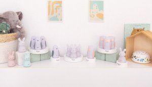 OLaLa Olala Boutique Króliczki Ścieżka Światła 3szt. biały 8