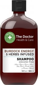 THE DOCTOR_Health &amp; Care szampon do włosów Energia Łopianu i 5 Ziół 355ml 1