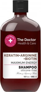 THE DOCTOR_Health &amp; Care szampon do włosów wzmacniający Keratyna + Arginina + Biotyna 355ml 1