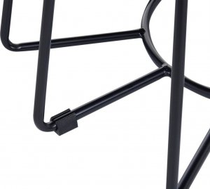 Beliani Stolik kawowy efekt marmuru biało-czarny BERNIE 4