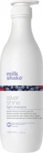 Milk Shake Milk Shake Silver Shine Light Shampoo szampon redukujący żółte refleksy do włosów siwych i rozjaśnianych 1000ml 1
