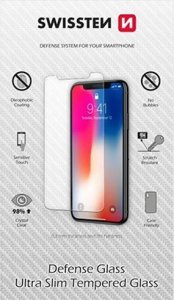 Swissten Hartowane szkło ochronne Swissten, pro Jabłko iPhone SE 2020, czarna, Defense glass 1