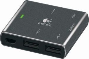 HUB USB Logitech 4-Port Hub for Notebooks 1