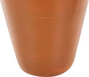 Beliani Wazon dekoracyjny z terakoty 37 cm pomarańczowy KARFI 5