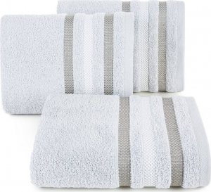 Eurofirany Ręcznik Kąpielowy Gracja (02) 50 x 90 Srebrny 2