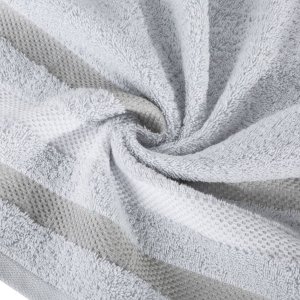 Eurofirany Ręcznik Kąpielowy Gracja (02) 50 x 90 Srebrny 4