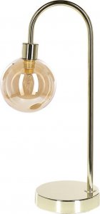 Lampa stołowa Beliani Lampa stołowa metalowa złota RAMIS 2