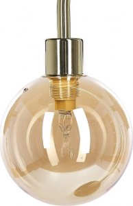 Lampa stołowa Beliani Lampa stołowa metalowa złota RAMIS 4