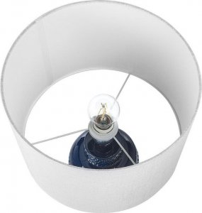 Lampa stołowa Beliani Lampa stołowa ceramiczna niebieska PERLIS 4