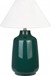 Lampa stołowa Beliani Lampa stołowa ceramiczna zielona CARETA Lumarko! 1