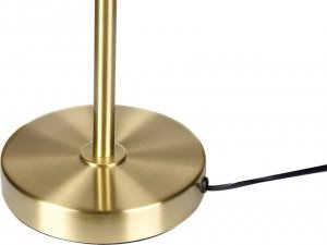 Lampa stołowa Beliani Lampa stołowa metalowa złota z czarnym CAPARO 6