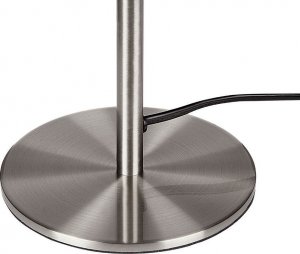 Lampa stołowa Beliani Lampa stołowa srebrna MORUGA 6