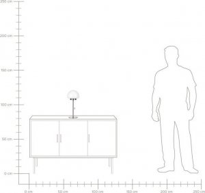 Lampa stołowa Beliani Lampa stołowa srebrna MORUGA 7