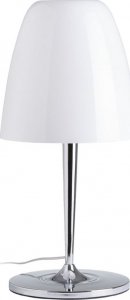 Lampa stołowa Bigbuy Home Lampa stołowa Szkło Metal Srebro 28 x 28 x 56 cm 1