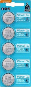 Vinnic Baterie litowe CR2032 Vinnic 5 szt. 1